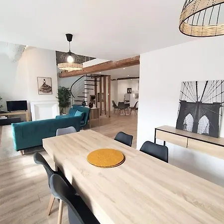 Appartement Duplex Sur Patio Saint-Laurent-sur-Saone